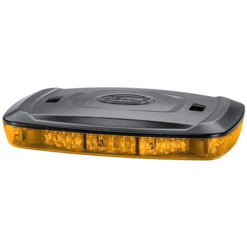 HELLA 2RL 014 566-221 LED-Warning Light - Micro Lightbar - 12/24V - Yellow - Magnet Mount - Cable: 2500mm - mounting
