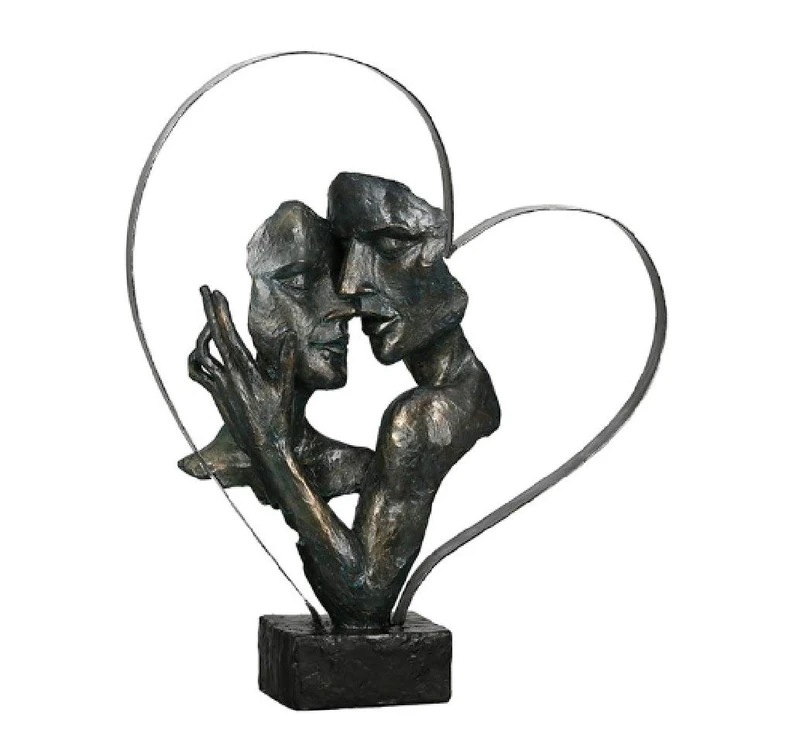 Casablanca Sculpture, Metal Poly, Brown, Bronze, Höhe 37 cm