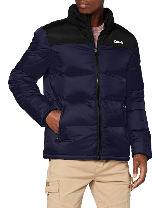 Schott NYC Men's Utah Jacket Not Applicable, Navy, 2X-Large
