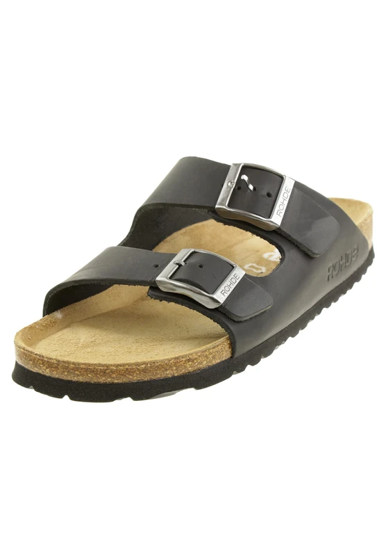 Rohde Grado 5925 Men's Mules Clogs Brown, black, 11 UK - Image 1