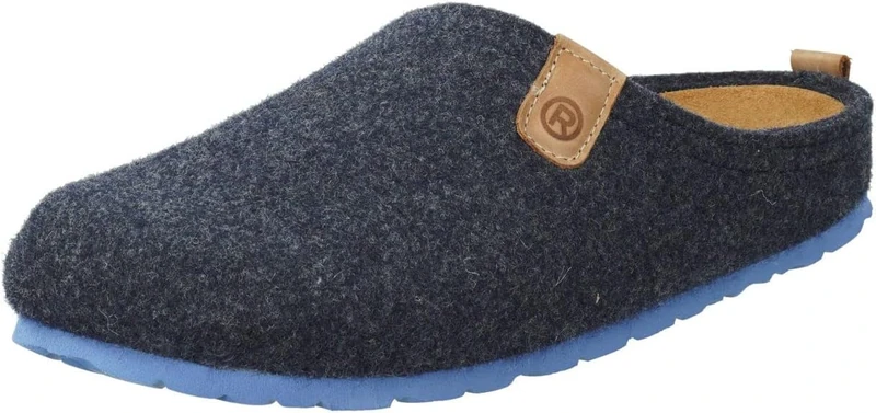 Rohde Men's Slippers, Slippers, Interchangeable Footbed, blue, 9 UK