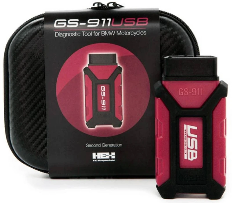Unbekannt HEX Motorcycle Diagnostic Tool OBD2 GS-911 USB Hobby 80216 Suitable for (Car Make): BMW 10 Vehicles 1S