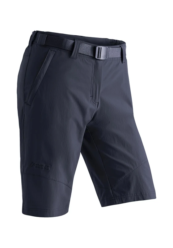 maier sports Lawa, Women's Short Hiking Trousers, Water-Repellent Bermuda Shorts for Trekking and Hiking, PFC-Free, mSTRETCH pro 4 & dryprotec