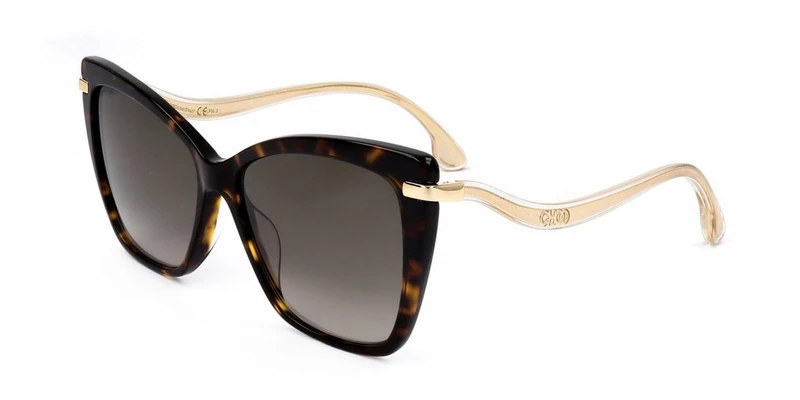 Jimmy Choo SELBYGS 086 HAVANA 57/16/145 WOMAN Sunglasses