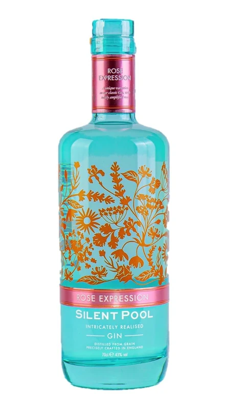 Silent Pool Rose Expression Gin, 43% ABV, 70cl, Super Premium Gin