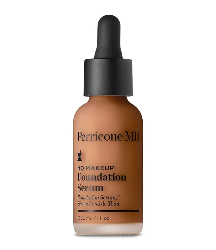 Perricone MD No Makeup Foundation Serum Rich 30ml - Lightweight, Buildable Coverage with Semi-Matte Finish – Visibly Fades Dark Spots & Uneven Skin Tone Over Time - Hydrating and Fragrance-Free