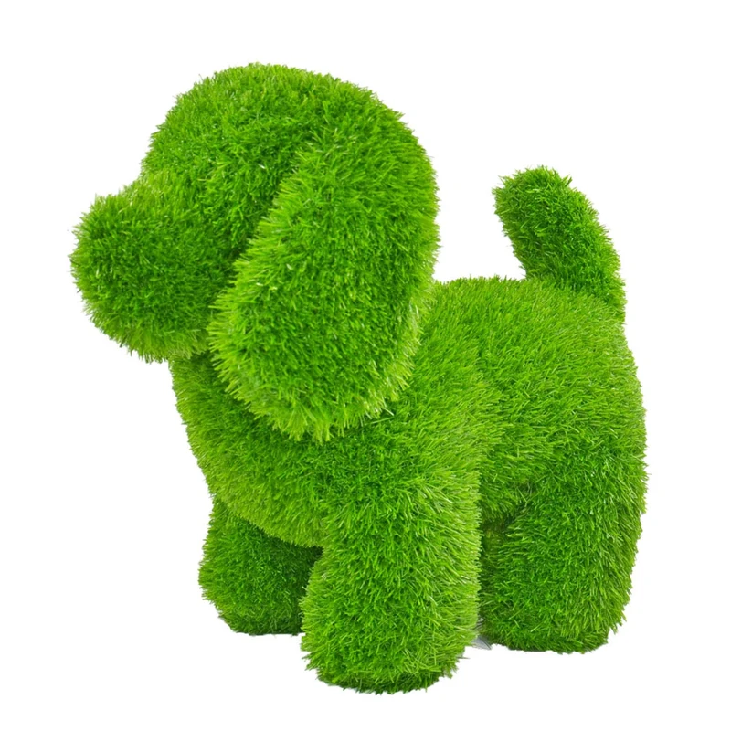 Kögler AniPlants 53248 Decorative Figurine Standing Artificial Grass Approx. 36 x 20 x 33 cm Weatherproof and Dimensionally Stable with Anchors for Attaching Ideal as Decoration for Garden and House