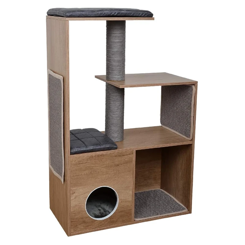 Croci scratching post for cats with shelves
