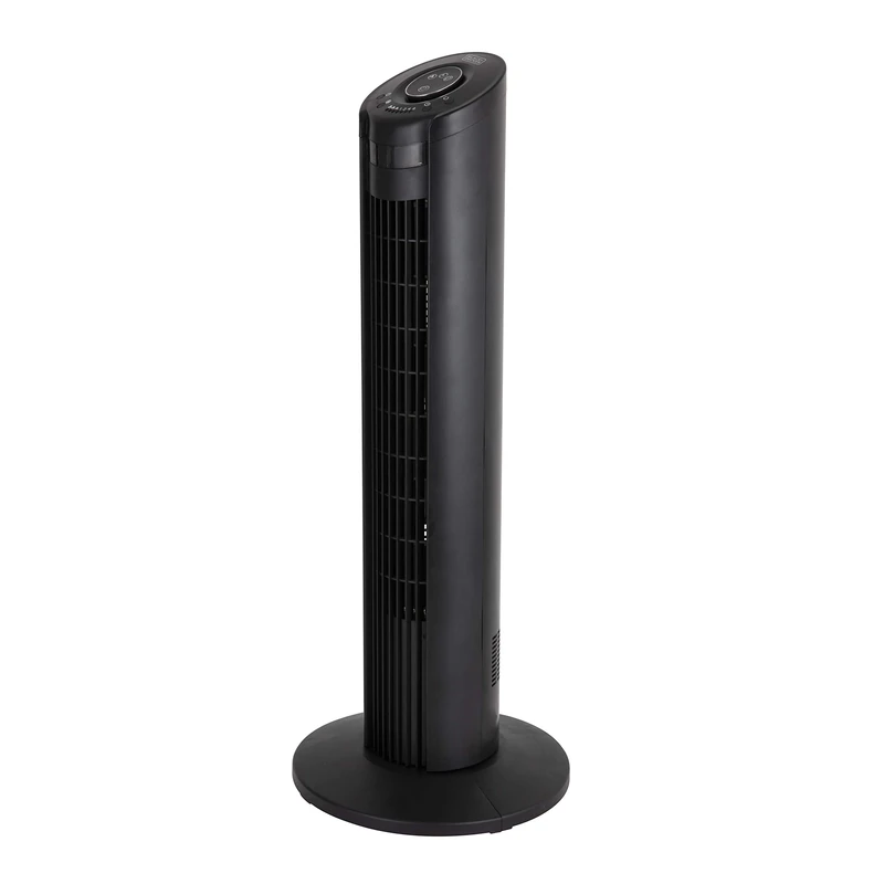 BLACK+DECKER BXFT50004GB Digital Tower Fan with 8 Hour Timer, 3 Speed Settings, Automatic Oscillation, 32”, 55W, Black