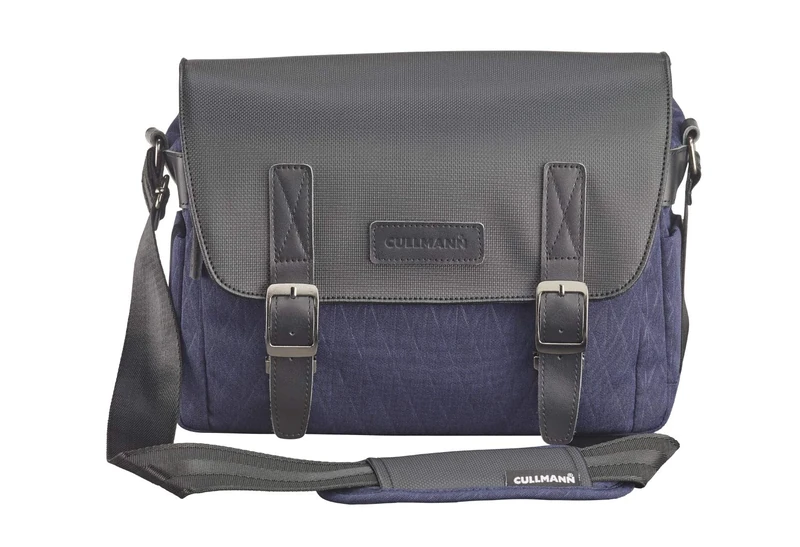 CULLMANN - 91712 - Bristol Maxima 322+ Messenger Style Camera Bag with Tablet Compartment, Colour Dark Blue, Inside Dimensions 270 x 180 x 100 mm