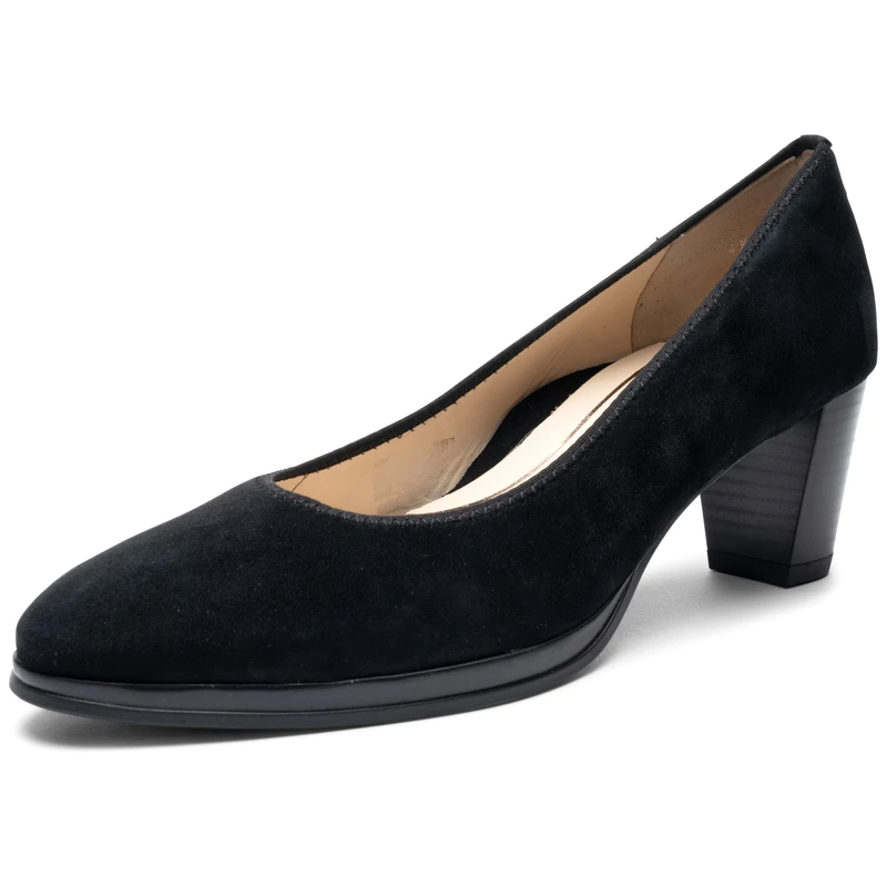 ara Women's Knokke Closed-Toe Pumps, Black, 9 UK