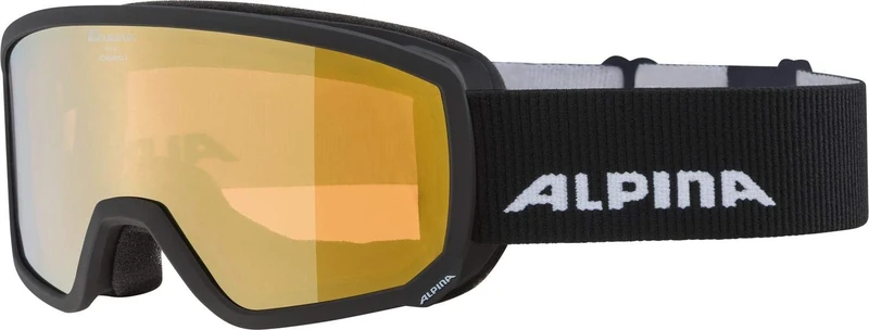 ALPINA Unisex - Children, SCARABEO S HM ski goggles, black, One Size