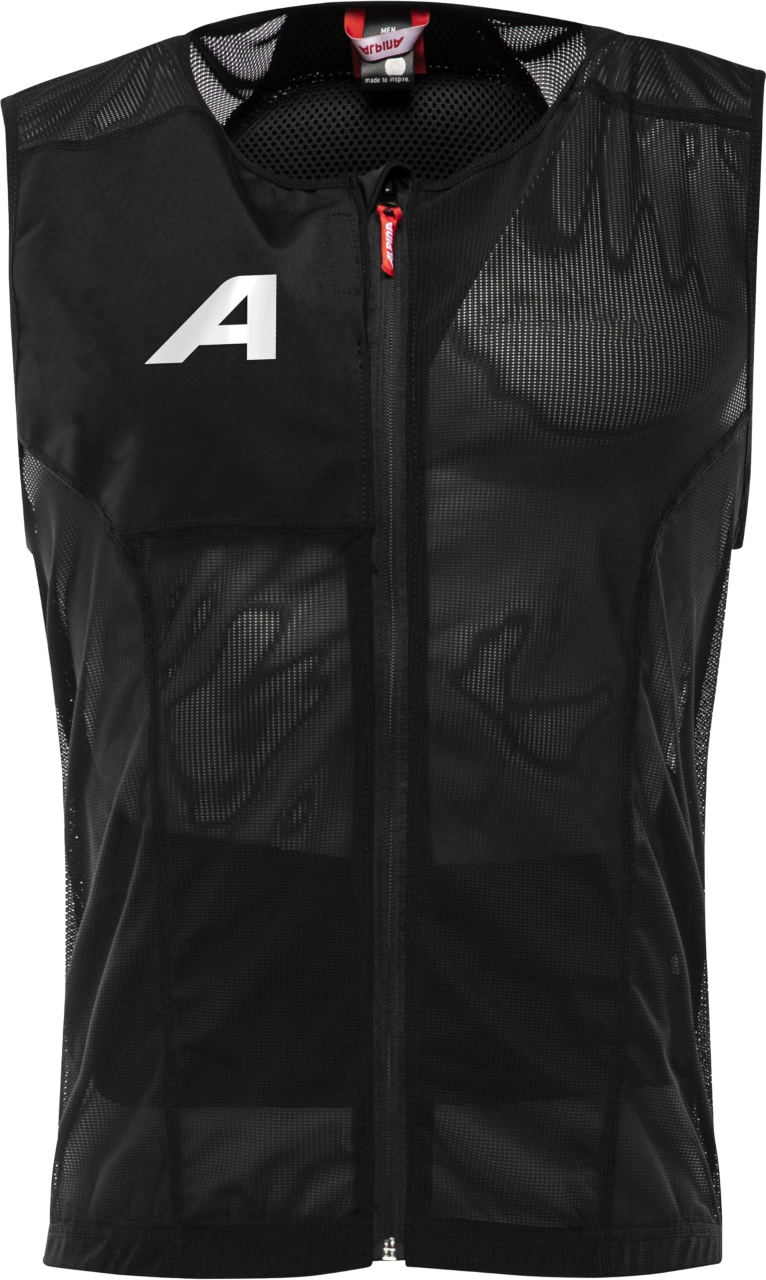 ALPINA PROSHIELD Men’s Vest – Flexible, Breathable & Adjustable Back Protector for Men, Size XL