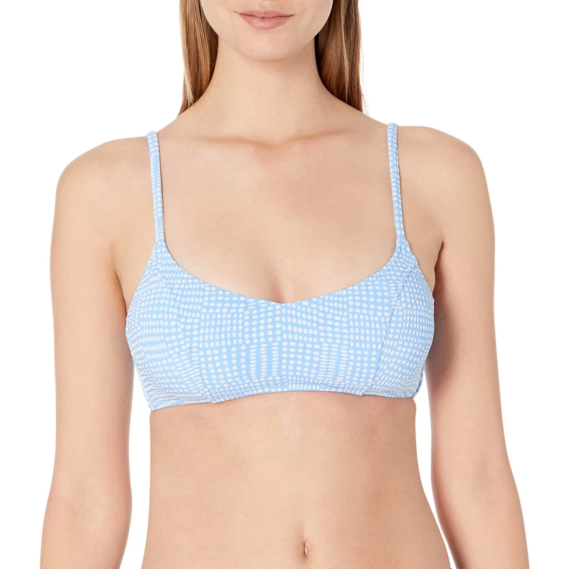 Seafolly Women's Bralette Bikini, Pool Blue, 38