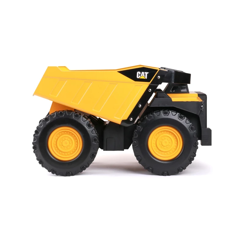CAT Construction MIGHTY STEEL DUMP TRUCK, 50cm in length, 31cm in height. Made from heavy duty steel for outdoor play! For ages 3+