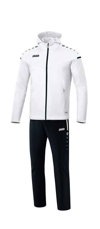 JAKO Champ 2.0 M9620 Women's Tracksuit Presentation Suit with Hood White 34