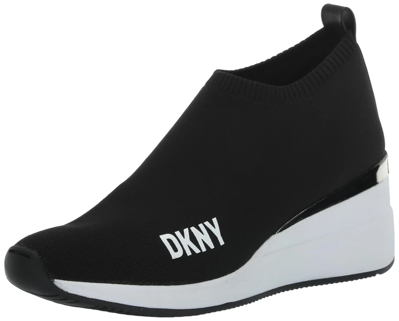 DKNY Women's Cosmos Sneaker, Black Cosmos, 5.5 UK