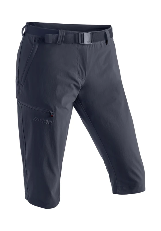 maier sports Inara Slim 3/4, Women's Hiking Trousers, Water-Repellent Three-Quarter-Length Trousers for Trekking and Hiking, Close-Fitting Cut, PFC-Free, mSTRETCH pro 4 & dryprotec
