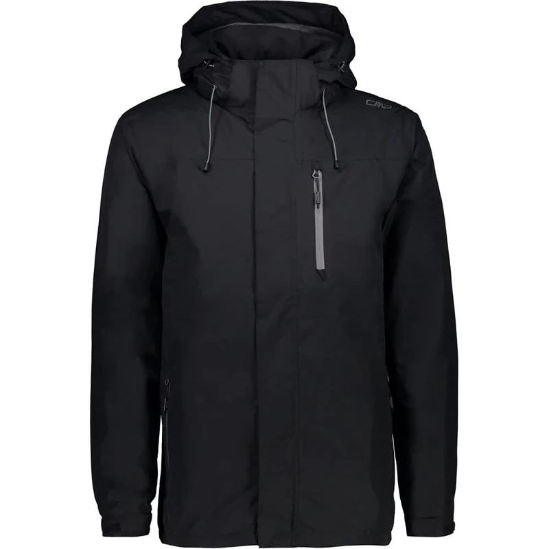 CMP - Man Jacket Zip Hood With Ventilation, Anthracite, 50