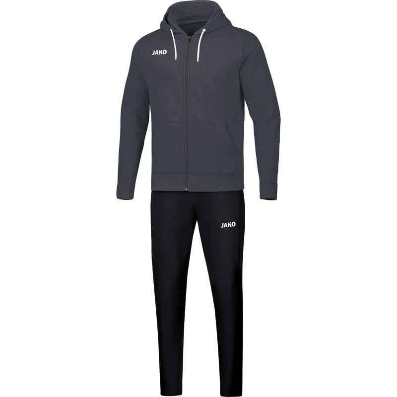 JAKO Men's Tracksuit Base with Hood, Anthracite, XXL, M9665