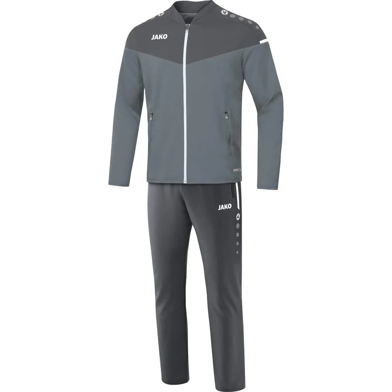 JAKO Men's Champ 2.0 Presentation Suit, Stone Grey/Anthracite Light, M