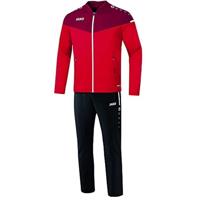 JAKO Mens Champ 2.0 Presentation Suit Red/Wine XL