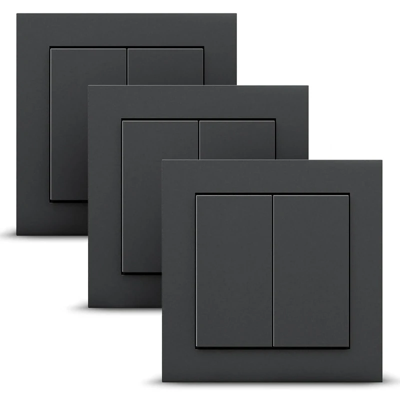 Senic Gira interrupteur d'éclairage Polycarbonate (PC) Anthracite