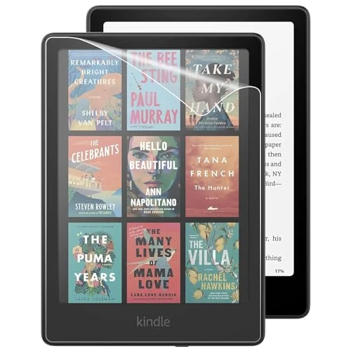 MoKo 1 Pack Screen Protector for 7" Kindle Paperwhite 12th Generation 2024 and Kindle Colorsoft Signature Edition, Anti-Glare Premium PET Protective Film Full-Coverage Matte Screen Protector