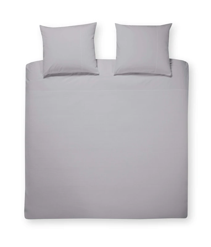 Papillon Deluxe+ Mendoza Duvet Covers, Grey, Cotton, 240 x 200/220 cm