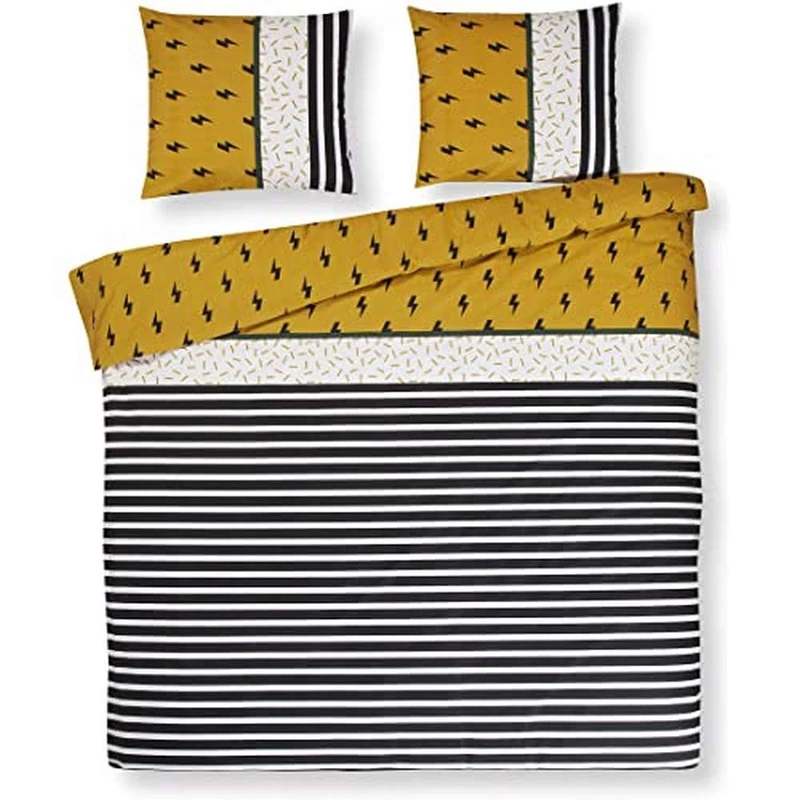 DayDream bedwear Franko Duvet Covers, Cotton, Multi-Coloured, 140 x 200/220
