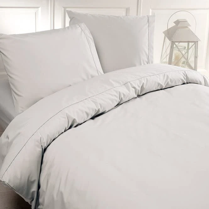 Papillon Monte Carlo Duvet Covers White, Cotton Percale, 140 x 200/220 cm