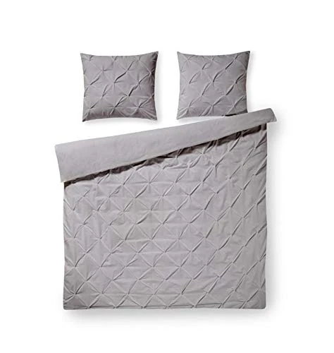 Papillon Ottowa Duvet Covers Taupe, Cotton, 200 x 200/220 cm - Image 1