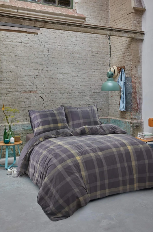 BLCKOUT Washington Grey Cotton Duvet Cover 200 x 200/220 cm - Image 1
