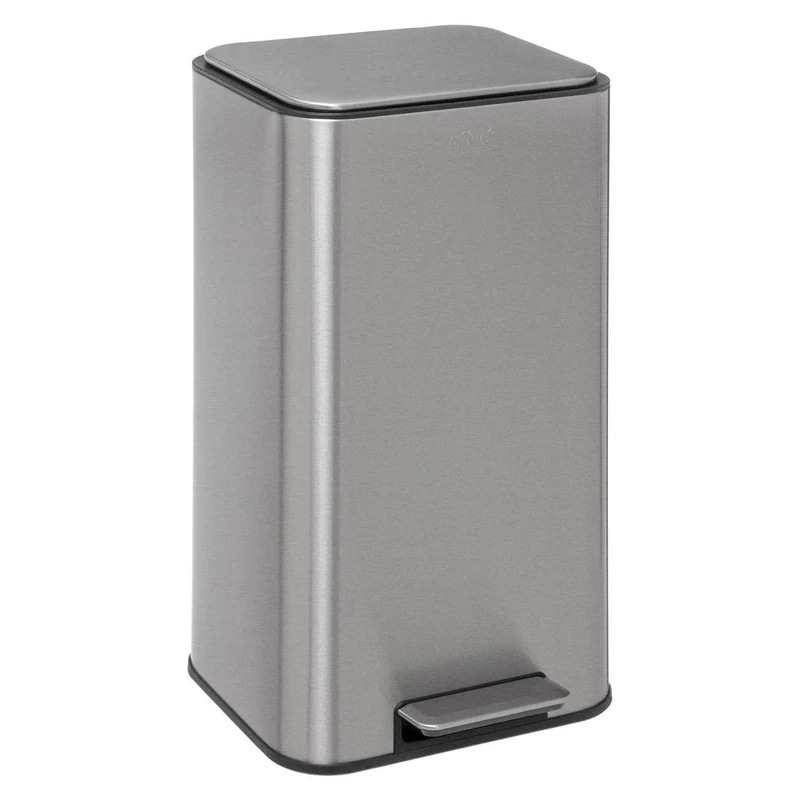 Safir stainless steel waste bin 30 l