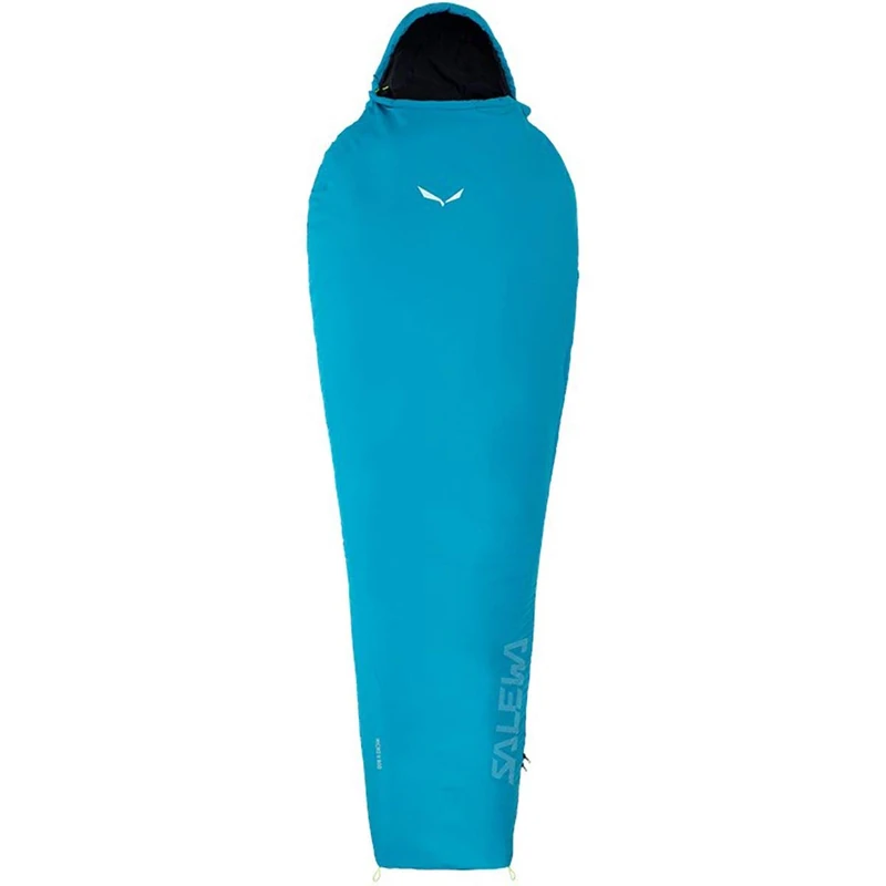 Salewa Micro Ii 800 Sleeping Bag, Blue Danube, RIGHT, Unisex