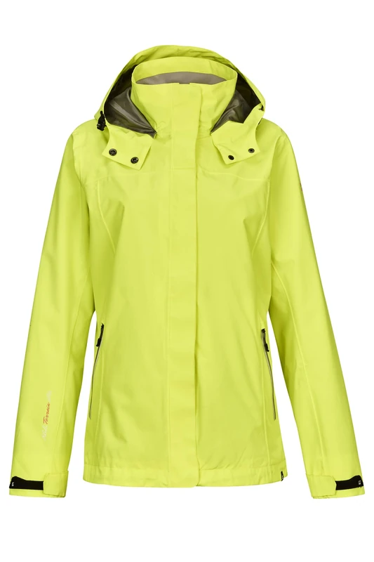 Killtec Virene Women's Functional Jacket with Zip-Off Hood and Magic Print, Spring Green, 36 - Image 1