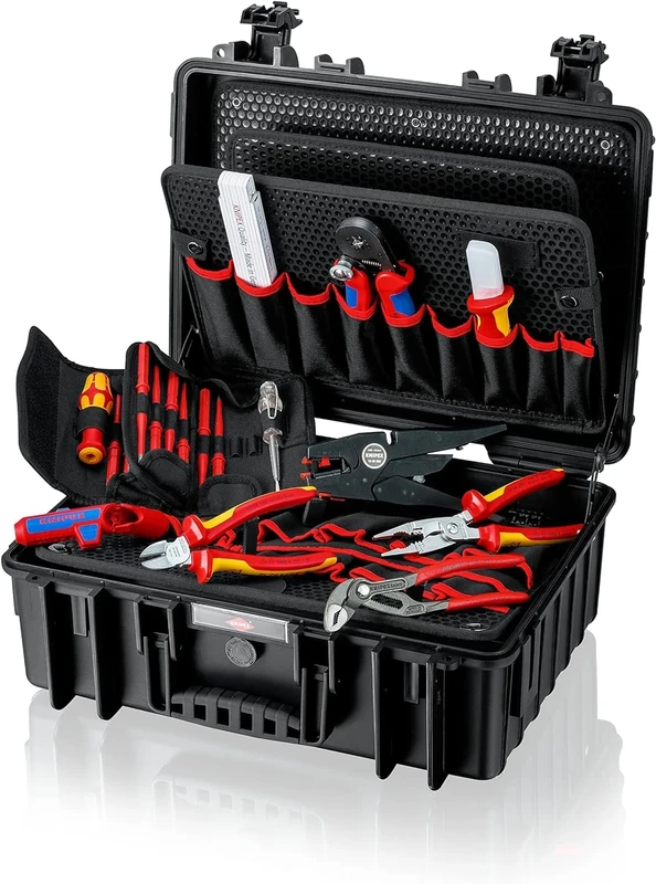 KNIPEX Tool Case "Robust23" Electric 25 Parts 370 mm, 00 21 35