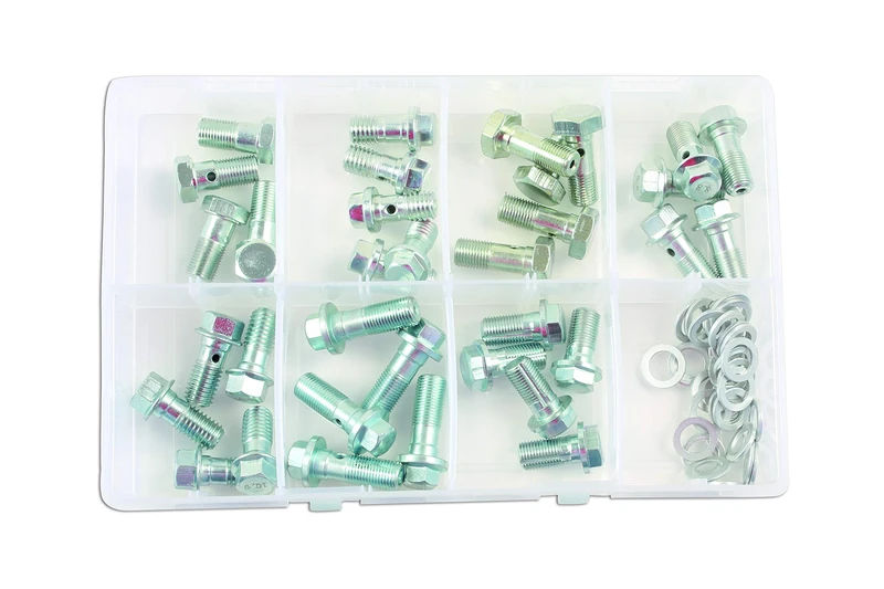 Connect Workshop Consumables 34154 Brake Hose Banjo Bolt M10 Set 70pc