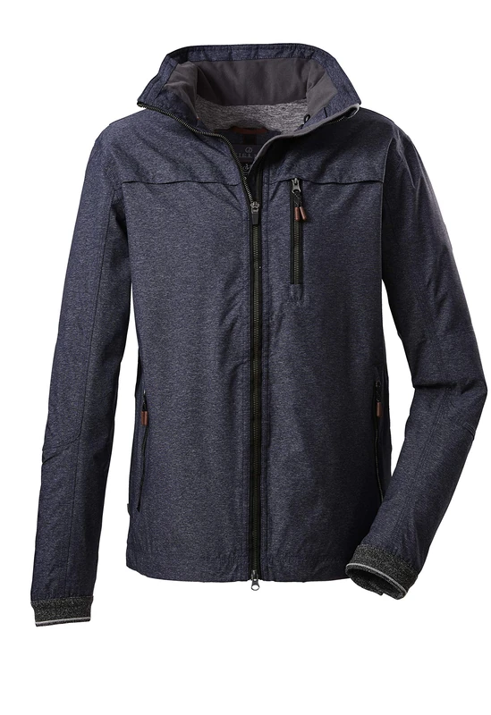 G.I.G.A. DX men's Functional Yorko jacket with roll-up hood with bicycle functions, 35360-000, Dark denim, M