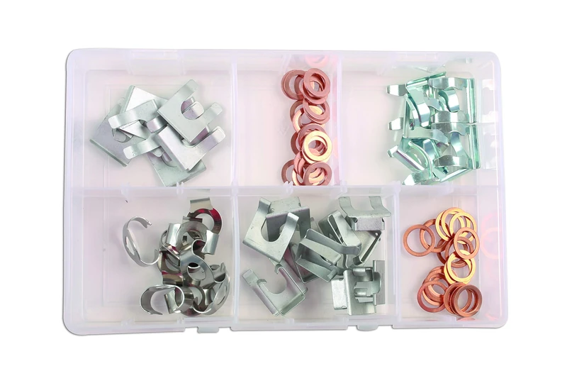 Connect Workshop Consumables 34157 Brake Hose Clips 15-28 mm Set 80pc