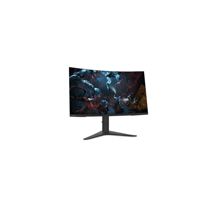 Lenovo G32qc-10 31.5 Inch QHD Curved Monitor (VA Panel, 144 Hz, 4 ms, HMDI, DP) Tilt & Height Adjusting Screen, Black
