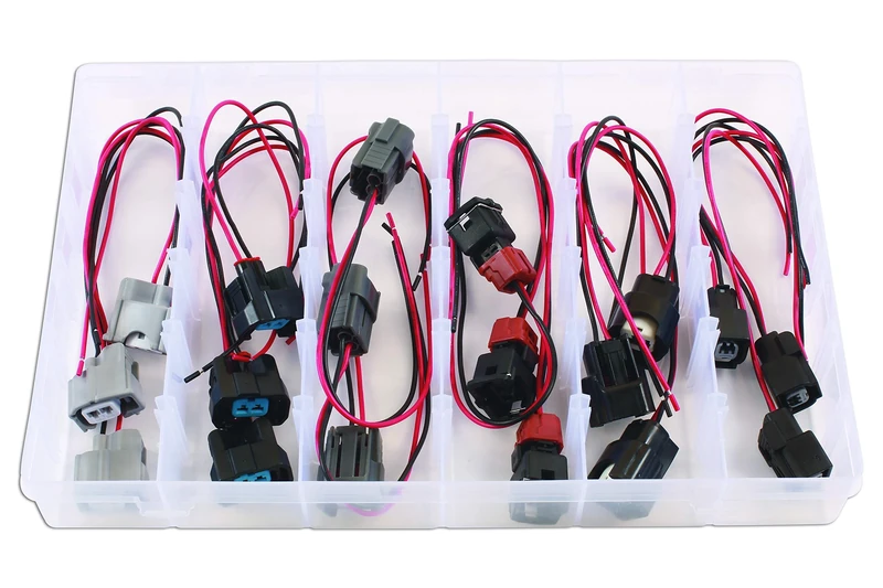 Connect 37551 Assorted Injector Connector Kit, Japanese Vehicles 18pc