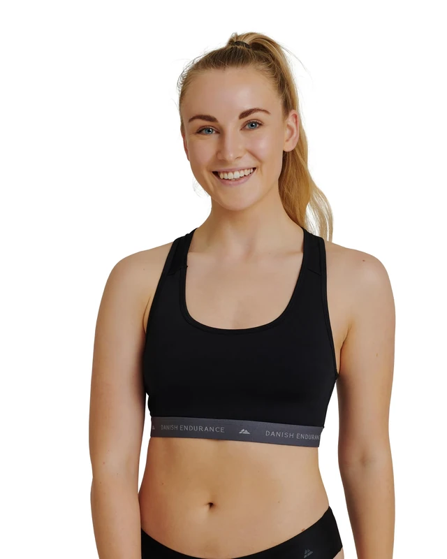 DANISH ENDURANCE Women's Light Racerback Sports Bra - X-Large
