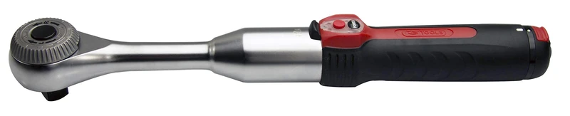 KS Tools 515.3793 1/2'' Battery Ratchet - Straight Shape for 1/2'' Sockets & Accessories - Chrome Vanadium Ratchet Wrench - Reversible