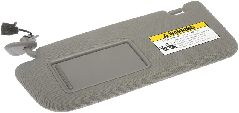 Dorman 74211 Drivers Side Sun Visor Assembly for Select Hyundai Models, Atlas Gray