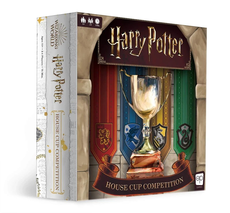USA-OPOLY | Harry Potter: House Cup Competition | Board Game | 2 to 4 Players | Ages 11+ | 75 Minute Playing Time