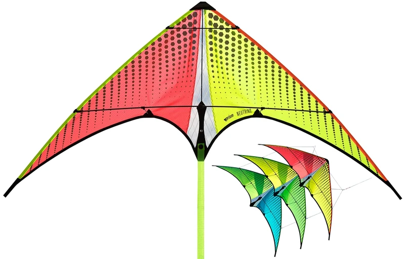Prism Neutrino Stacker Stunt Kite, Orange, 100 cm - Image 1