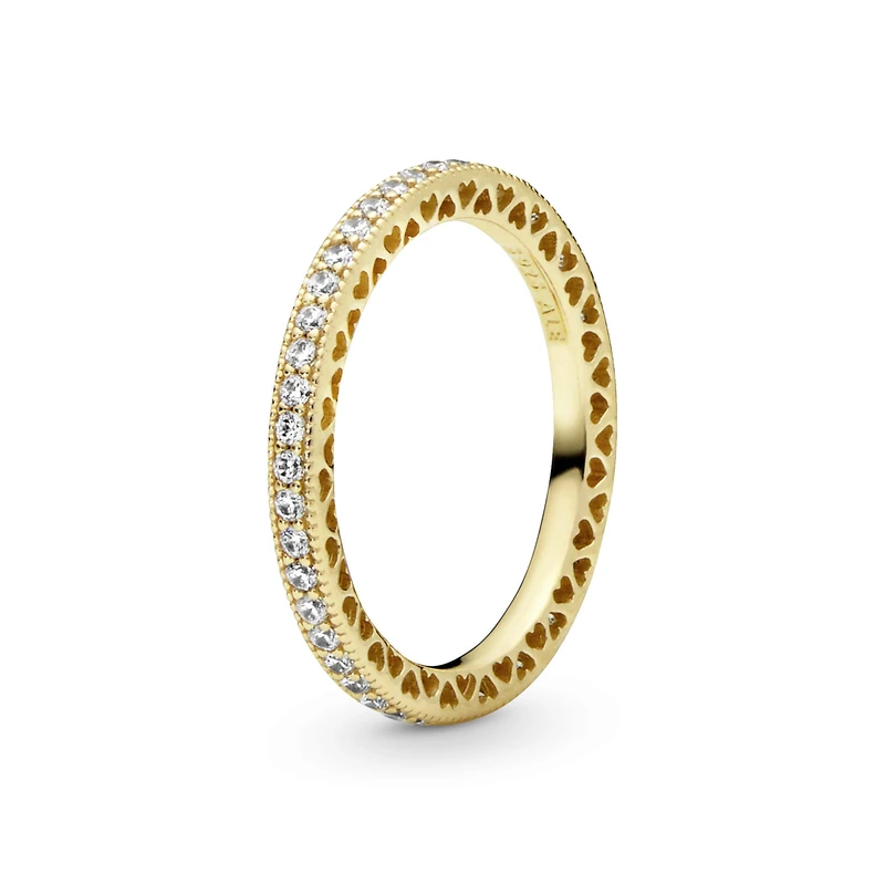 Pandora Funkeln und Herzen Ring 168655C01 womans ring - Image 1