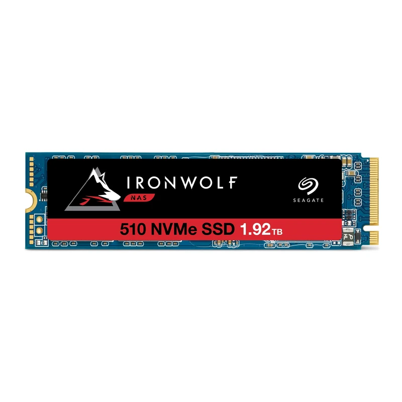 Seagate IronWolf 510 SSD, 1.92TB, Internal SSD, NAS, M.2 PCIe, for Multibay RAID System Network Attached Storage, 3 year Rescue Services (ZP1920NM30001) - Image 1