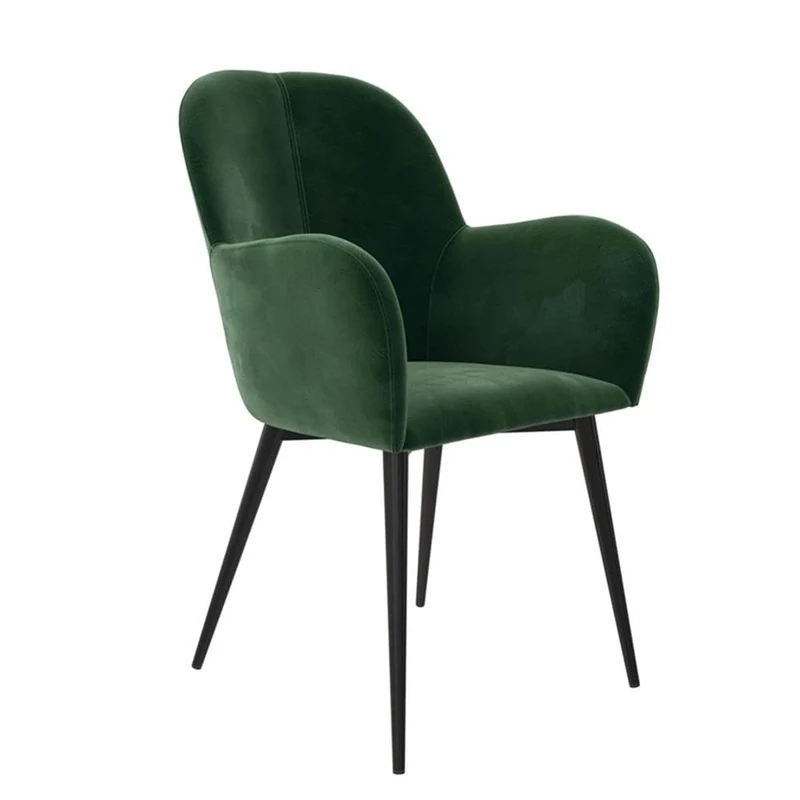 DHP Furniture Fitz Accent Chair Velvet Green